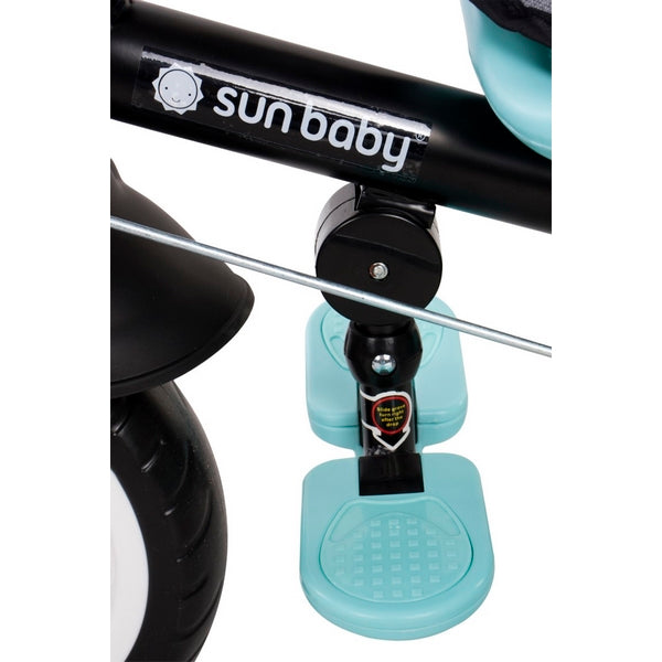 Tricicleta cu sezut reversibil Sun Baby 017 Fresh 360 - Turquoise Grey