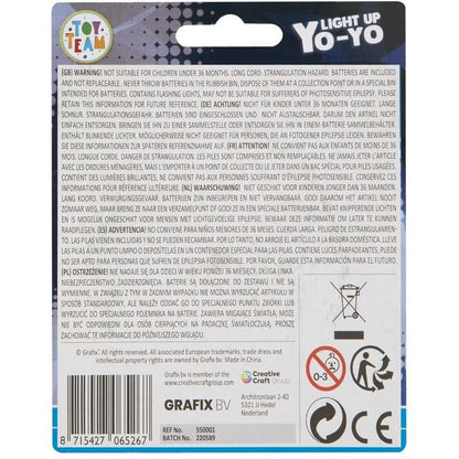 Yo-Yo cu lumini diametru 6.2 cm Grafix GR550001