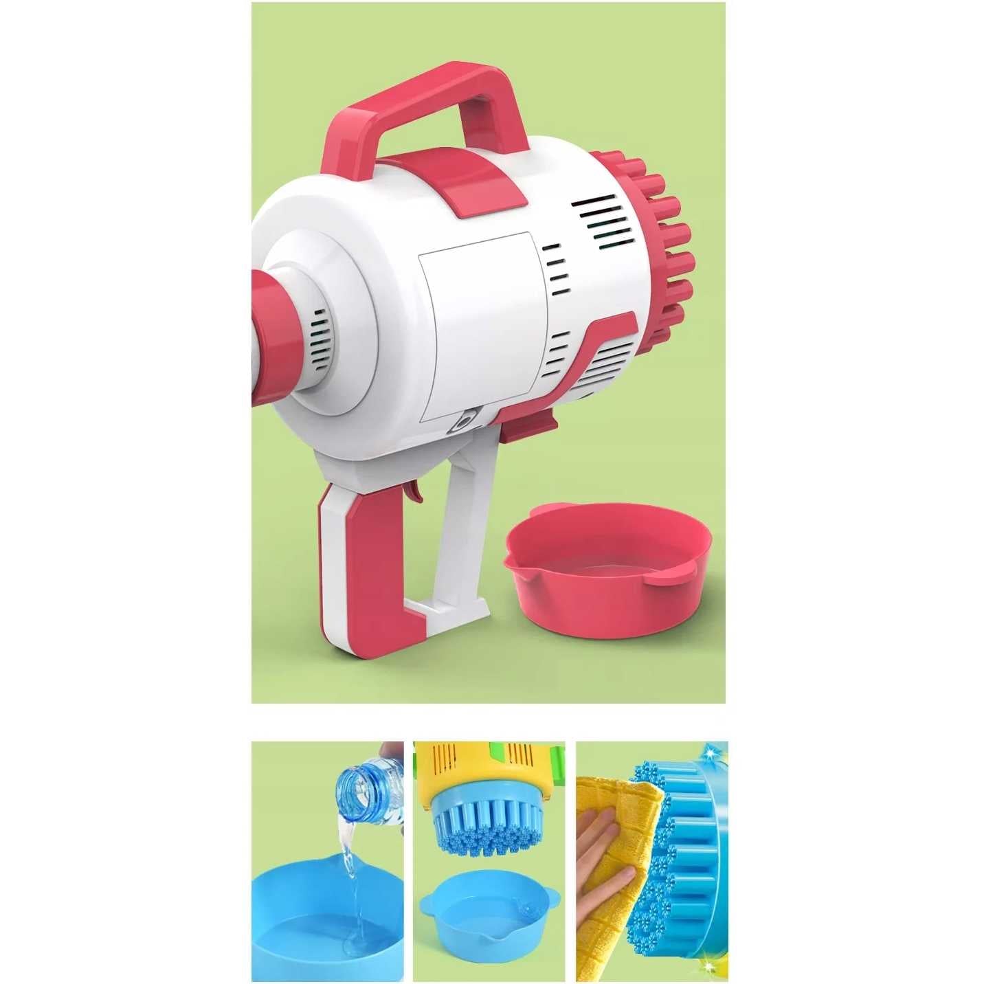 Pistol pentru baloane de sapun Bubble Maker Ikonka IK18050