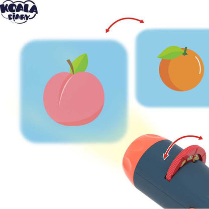 Lanterna proiector cu 6 diapozitive Koala Diary KD80201