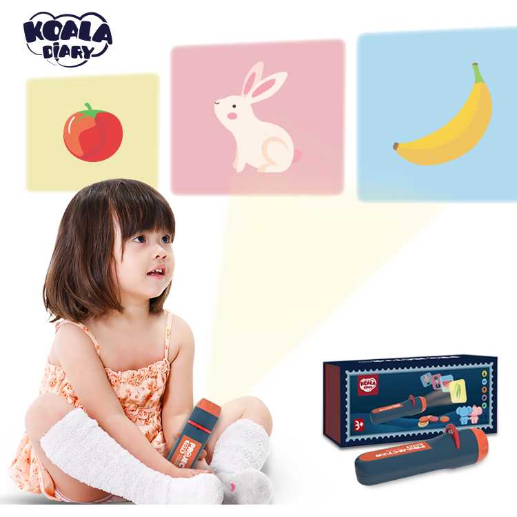 Lanterna proiector cu 6 diapozitive Koala Diary KD80201