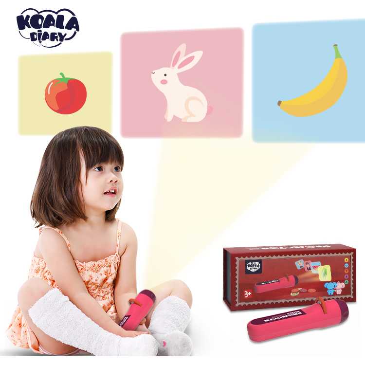 Lanterna proiector cu 6 diapozitive Koala Diary KD80201