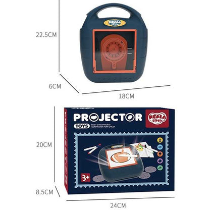 Proiector desen cu 20 sabloane si 6 carioci 22.5 x 18 x 6 cm Koala Diary KD80309