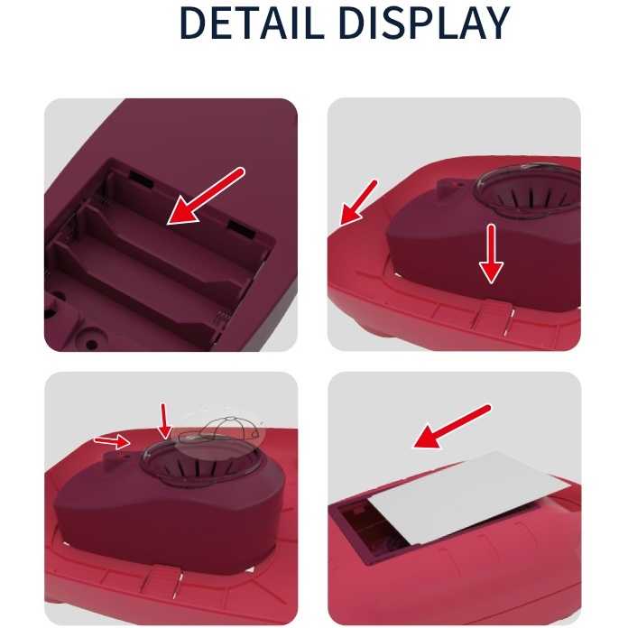 Proiector desen cu 20 sabloane si 6 carioci 22.5 x 18 x 6 cm Koala Diary KD80309