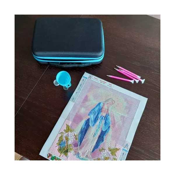 Set complet de accesorii cu geanta inclusa pentru Diamond Painting Malatec MY18060