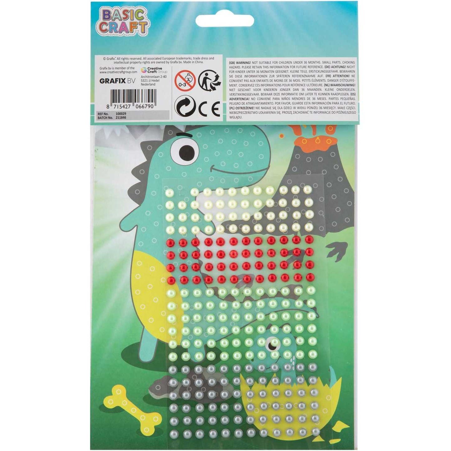 Set creativ Mozaic Bead Art 25x15 cm Grafix GR100029