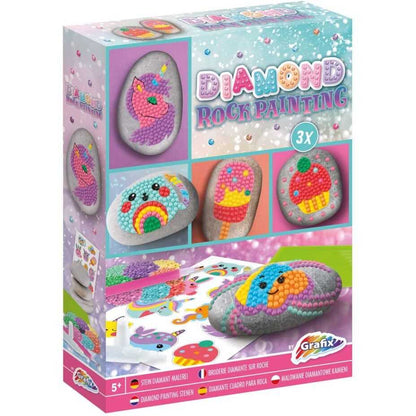 Set pictura pe pietre Diamond Rock Painting Grafix GR200059