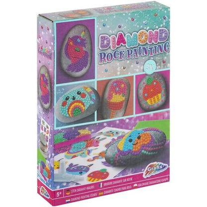Set pictura pe pietre Diamond Rock Painting Grafix GR200059