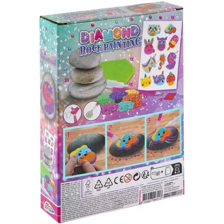 Set pictura pe pietre Diamond Rock Painting Grafix GR200059