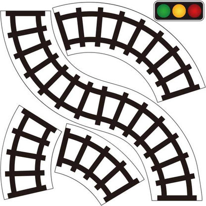 Banda auto autocolanta Curbe Cale Ferata Mideer MD4027