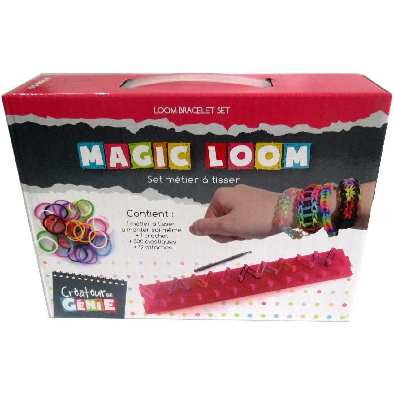 Set creativ elastice Magic Loom, un suport si accesorii incluse, 314 piese CMP CMPEC3253