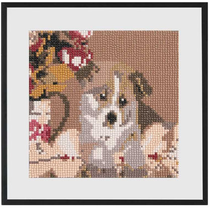 Set creativ cu diamante rotunde Catel Diamond Painting 20x20 cm Grafix GRCR2097-23GE3