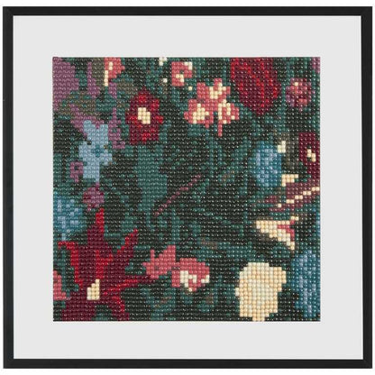 Set creativ cu diamante rotunde Flori Diamond Painting 20x20 cm Grafix GRCR2097-23GE4