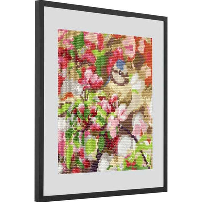 Set creativ cu diamante rotunde Pasare Diamond Painting 30x30 cm Grafix GRCR2098-23GE1