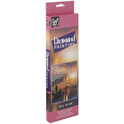 Set creativ cu diamante rotunde Venetia Diamond Painting 30x30 cm Grafix GRCR2098-23GE4