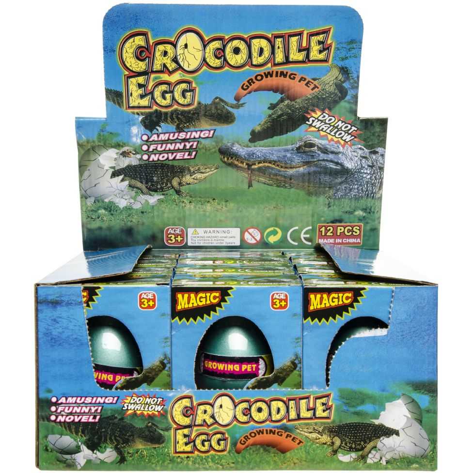 Jucarie Ou Crocodil care eclozeaza si creste in apa LG Imports LG9256