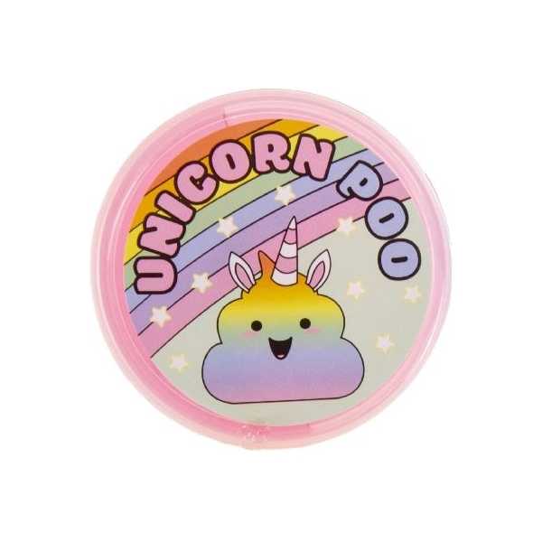 Gelatina modelatoare slime Unicorn Poo cu figurina unicorn LG Imports LG9431