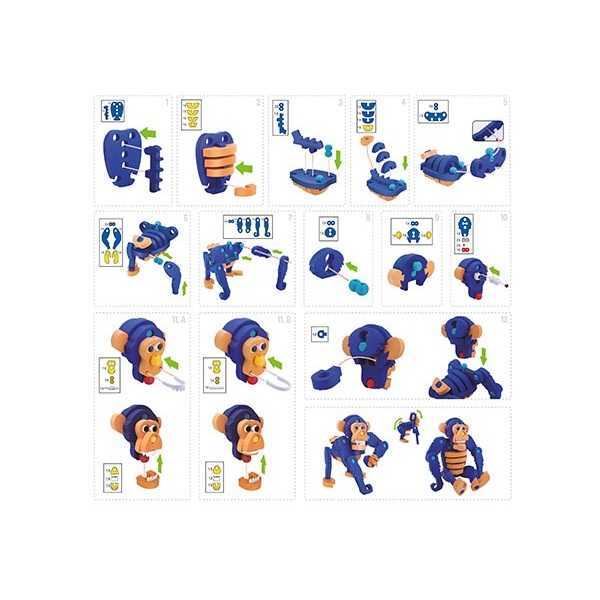 Puzzle 3D Spuma Maimutica 52 piese Toi-Toys TT43543A