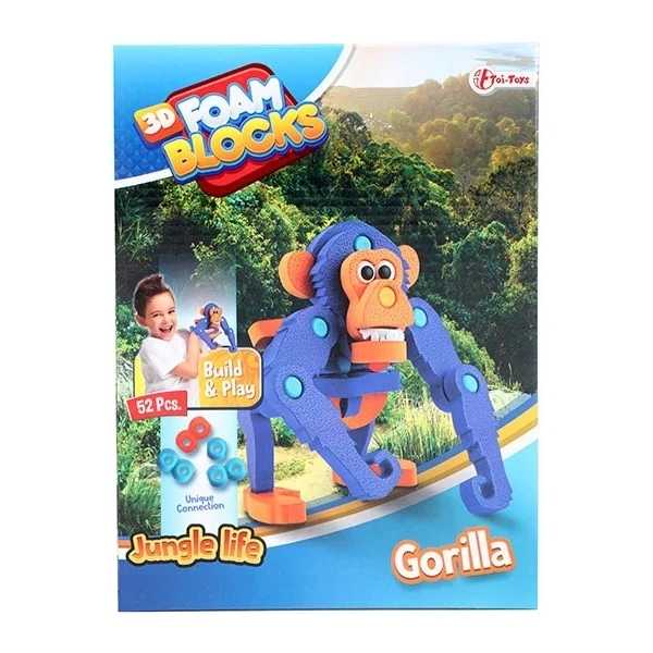 Puzzle 3D Spuma Maimutica 52 piese Toi-Toys TT43543A