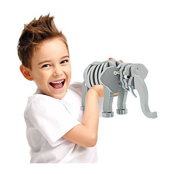 Puzzle 3D Spuma Elefant 75 piese Toi-Toys TT43545A