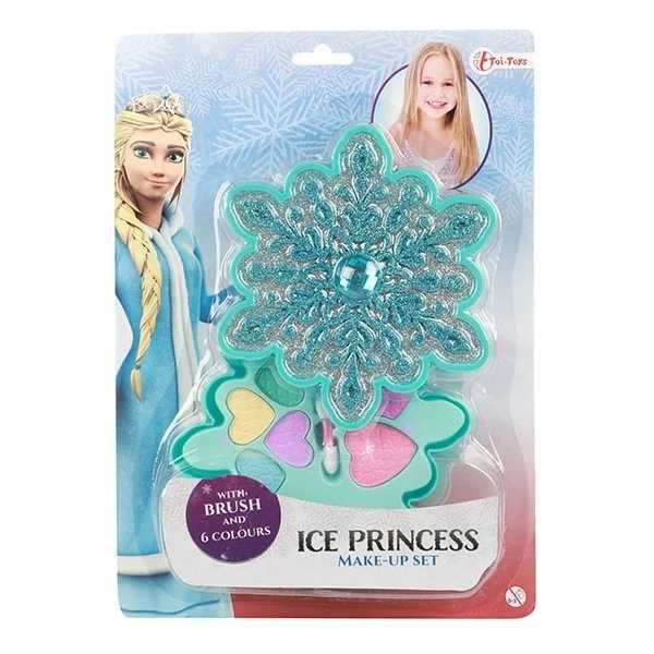 Set Machiaj Copii Ice Princess in Cutie in Forma de Fulg de Zapada Toi-Toys TT45080A