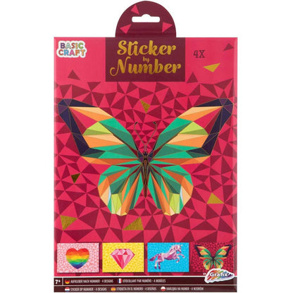 Set Creativ Stickere pe Numere Moxy GR100082