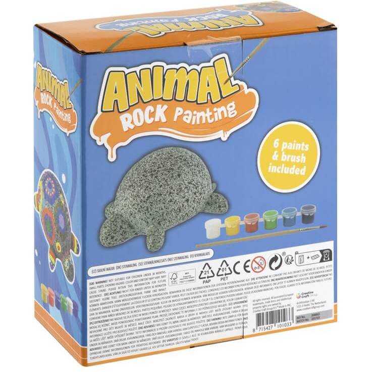 Set Creativ Pictura pe Pietre Animal 8 piese Grafix GR200065