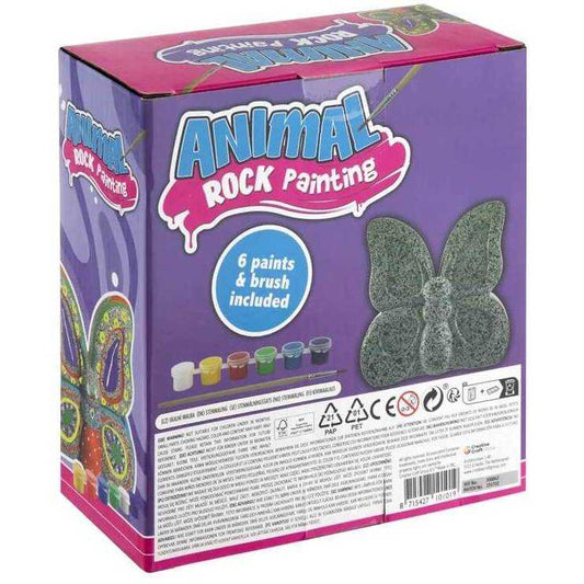 Set Creativ Pictura pe Pietre Animal 8 piese Grafix GR200065