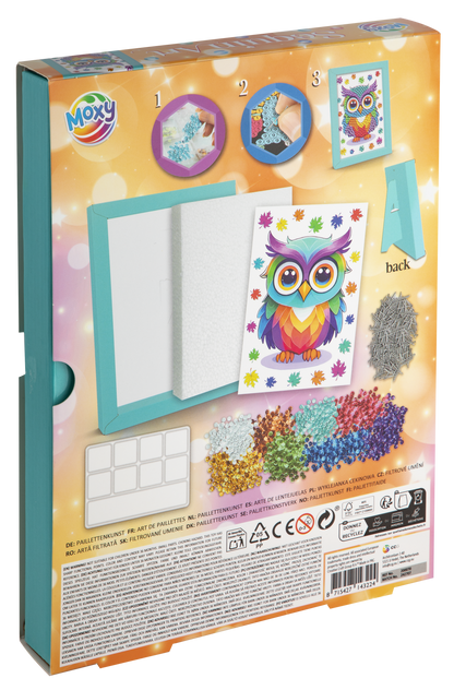 Tablou cu paiete - Bufnita