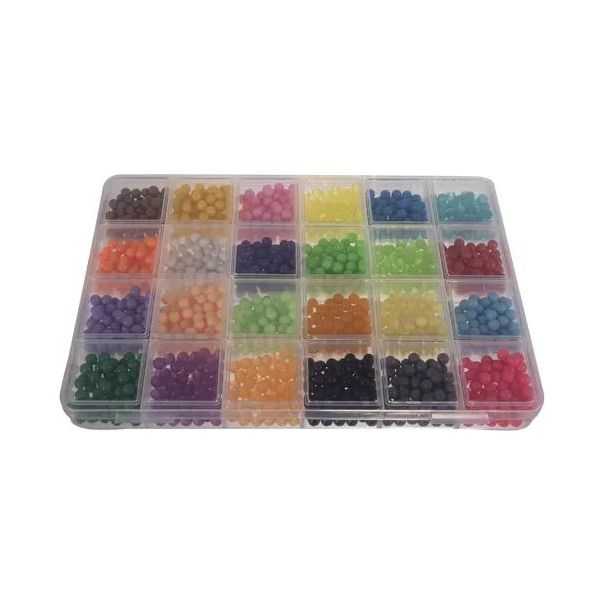 Margele de apa 2800 buc cu accesorii, lipire prin stropire cu apa Kruzzel MY18255