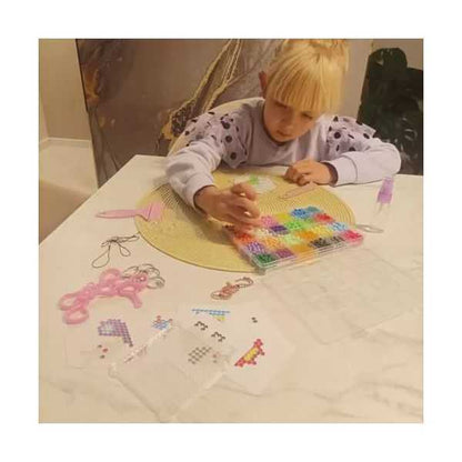 Margele de apa 2800 buc cu accesorii, lipire prin stropire cu apa Kruzzel MY18255