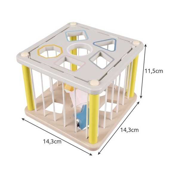 Cub sortare senzorial din lemn Kruzzel MY18261