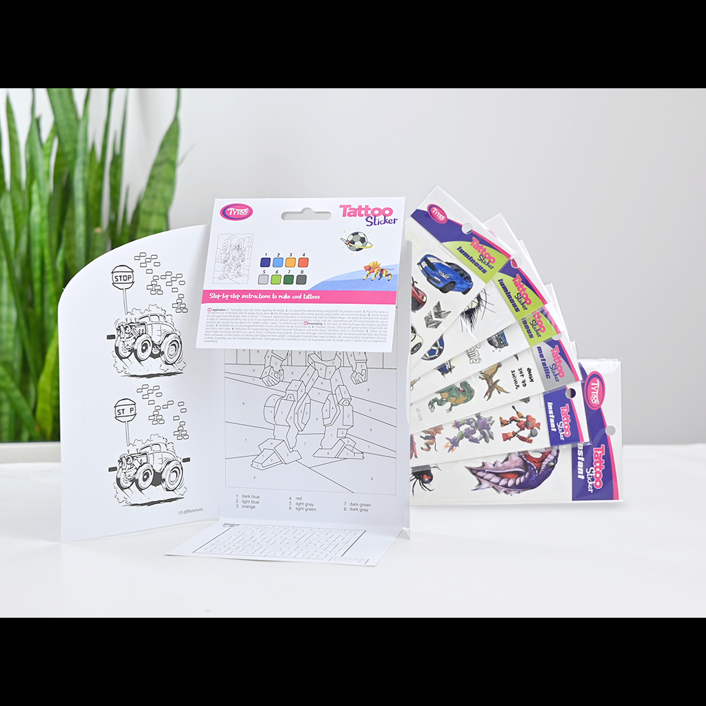 Set 40 tatuaje temporare tip autocolante Baieti Tytoo KOPXX1800013