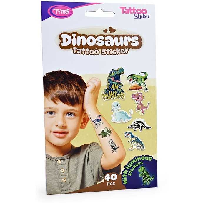 Set 40 tatuaje temporare tip autocolante Dinozauri Tytoo KOPXX1800012