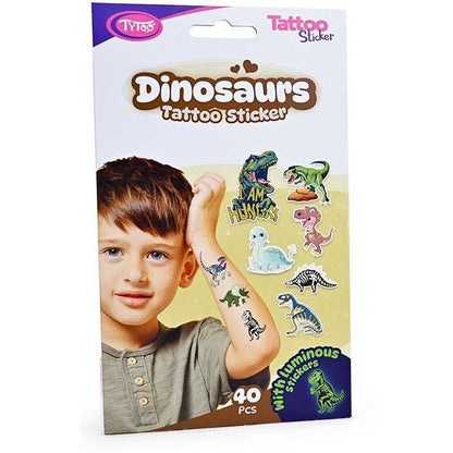 Set 40 tatuaje temporare tip autocolante Dinozauri Tytoo KOPXX1800012