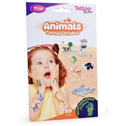 Set 69 tatuaje temporare tip autocolante Animale Tytoo KOPXX1800011