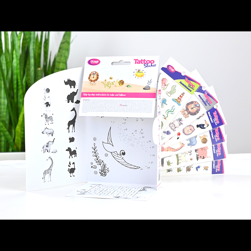 Set 69 tatuaje temporare tip autocolante Animale Tytoo KOPXX1800011