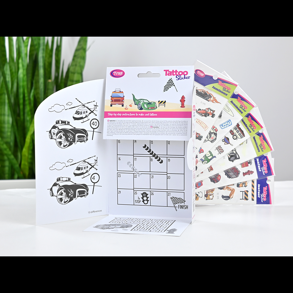 Set 53 tatuaje temporare tip autocolante Masini Tytoo KOPXX1800014