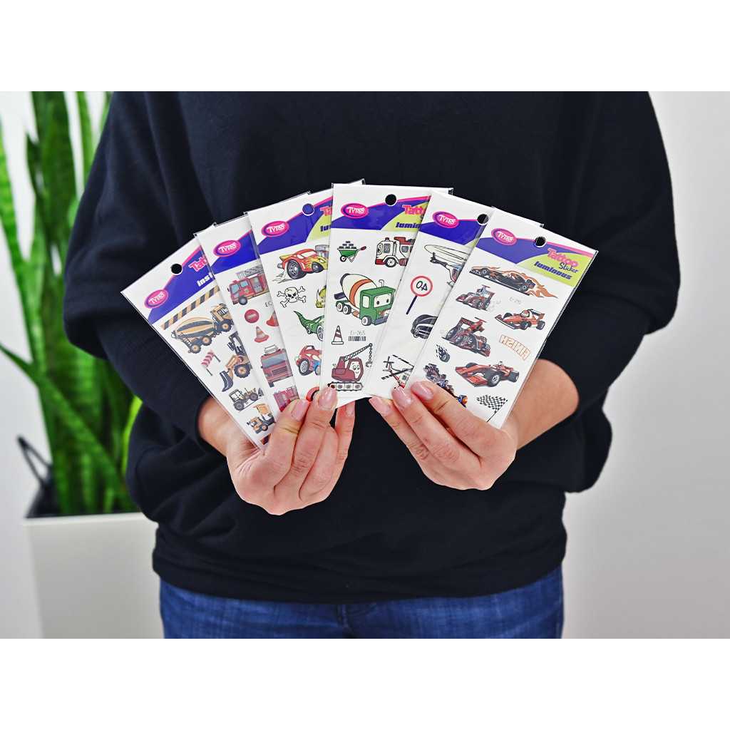 Set 53 tatuaje temporare tip autocolante Masini Tytoo KOPXX1800014