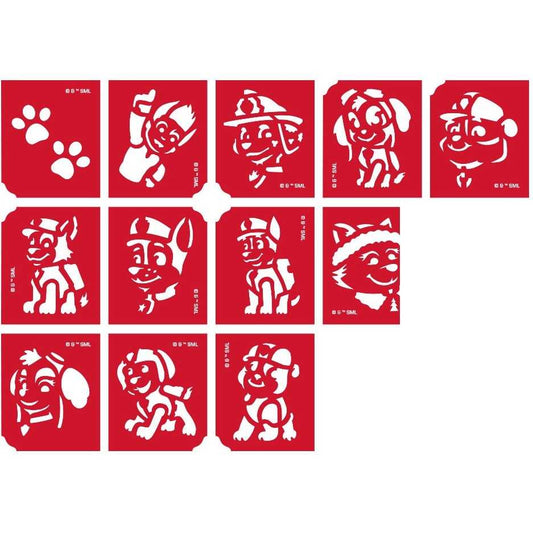 Set 12 sabloane pentru tatuaje temporare Paw Patrol Tytoo KKCSP4430059