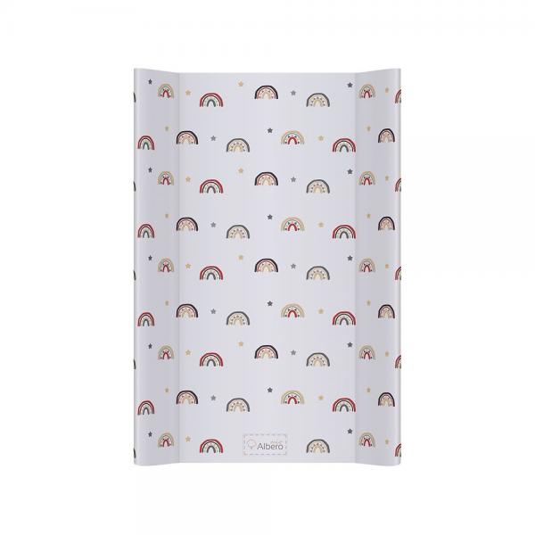 Saltea de infasat bebe moale 70x47,5 Rainbow Grey 404