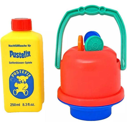 Mega galetusa cu 3 inele mari si 1L solutie baloane de sapun Pustefix Bubble Toys STPX635