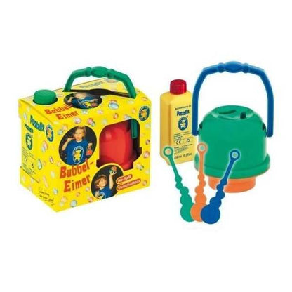 Mega galetusa cu 3 inele mari si 1L solutie baloane de sapun Pustefix Bubble Toys STPX635