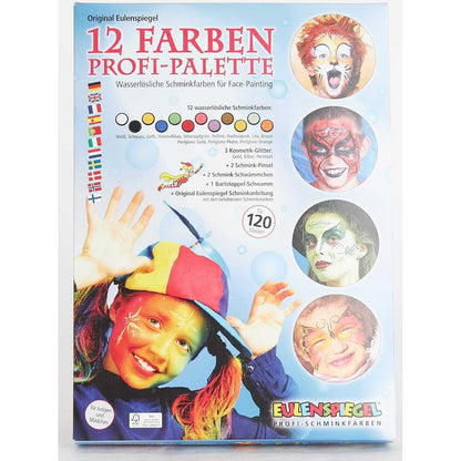 Set 12 culori germane face paint Paleta Profesionala Eulenspiegel ST18293
