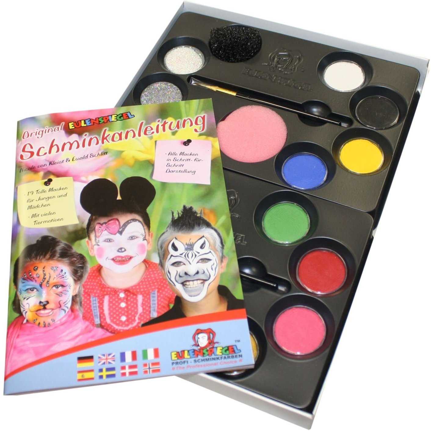 Set 12 culori germane face paint Paleta Profesionala Eulenspiegel ST18293