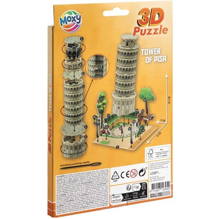 Puzzle 3D Spuma 13x18.5 cm Moxy GR400091