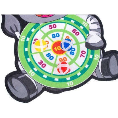 Joc Darts cu Scai Zebra - 3 Mingi Incluse Ikonka IK18315