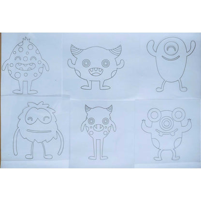 Set 9 Sabloane pentru Tubi Jelly Tuban TU18317