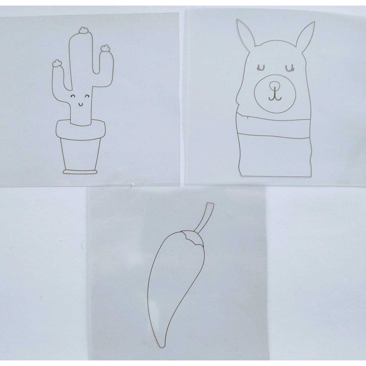 Set 9 Sabloane pentru Tubi Jelly Tuban TU18317