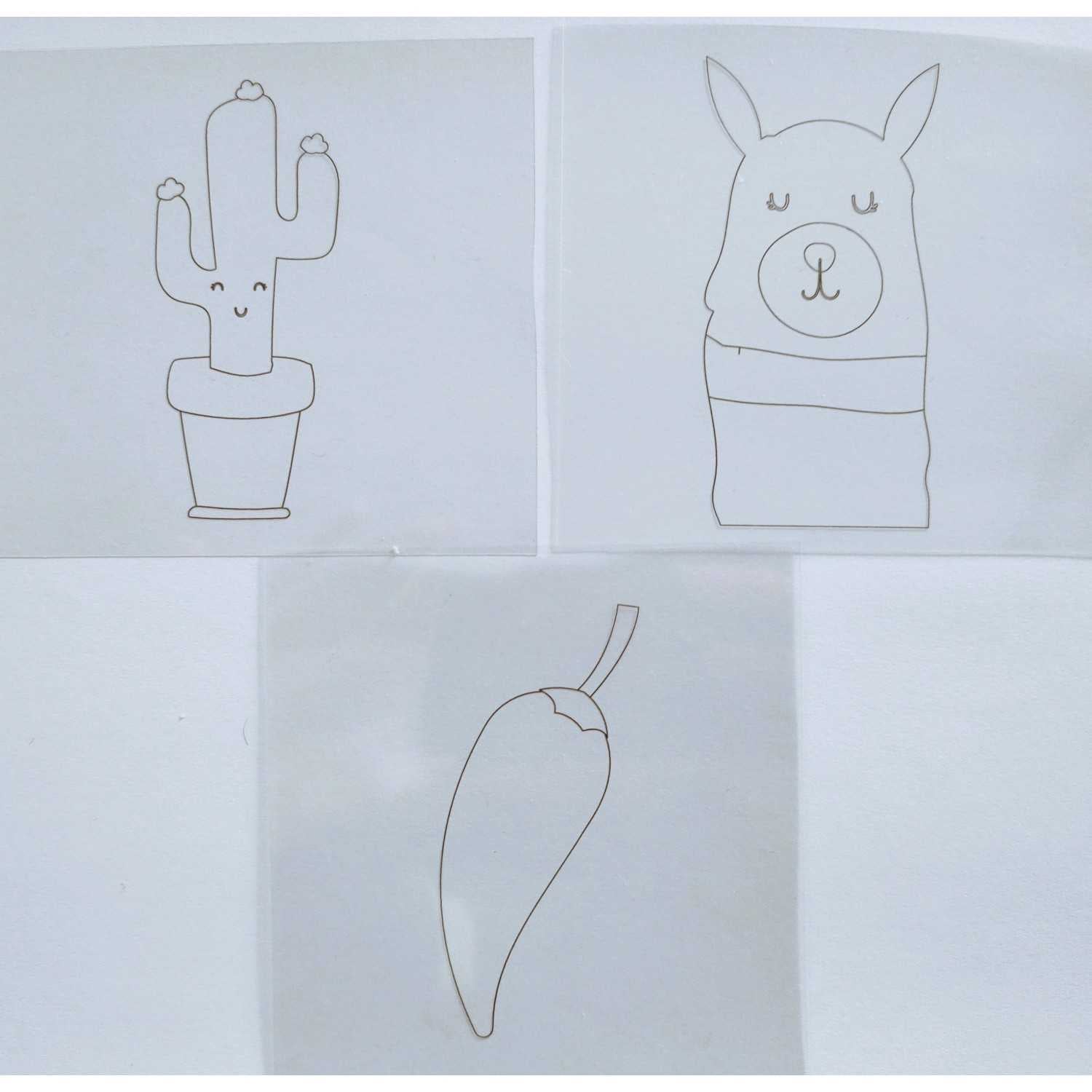 Set 9 Sabloane pentru Tubi Jelly Tuban TU18317